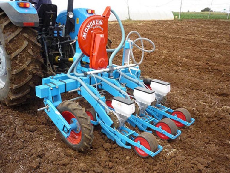 3 Double row planter set for carrots